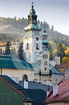 Radnica a Starý zámok, Banská Štiavnica, Slovensko