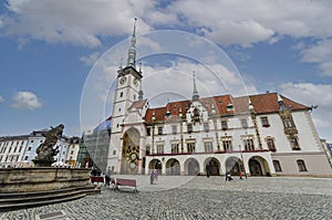 The town hall of Olomouc, Czech Republic