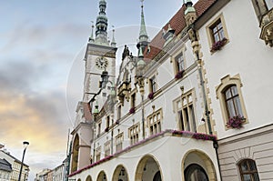 The town hall of Olomouc, Czech Republic