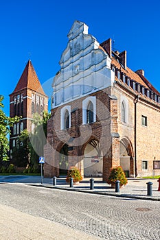 town hall of Paslek, Warmian-Masurian Voivodeship, Poland photo