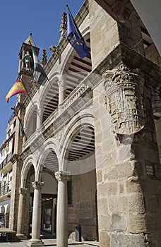 The Town hall of Plasencia, Caceres. Spain photo