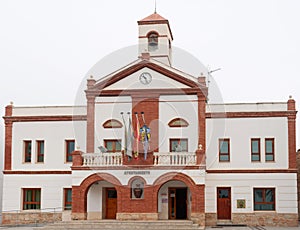 Town Hall of Puente de Genave, Jaen. Andalusia, Spain. Europe.