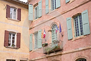 Town Hall, Roussillon Village in Provence; Luberon