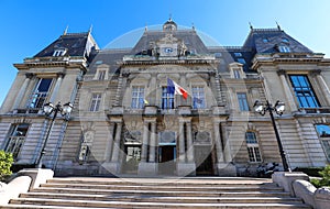 The town hall of Saint-Maur-des-Fosses city . it is a commune in the southeastern suburbs of Paris, France.