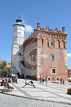 Town hall in Sandomierz, Poland