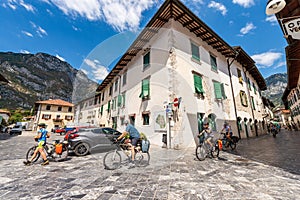 Town Hall Square in Venzone - Friuli Venezia Giulia Italy