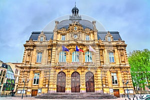 Town hall of Tourcoing, a city near Lille in Northern France