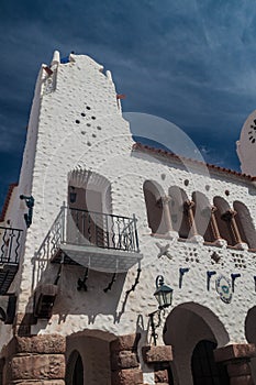 Town hall tower in Humahuaca village, Argenti