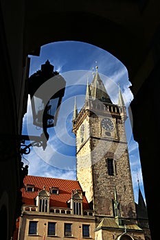 Town Hall Tower Staromestska Radnice in Prague