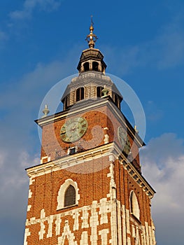 Town Hall Tower Wieza ratuszowa in Krakow, Poland