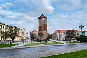 Town Hall Tower in Znin, Poland