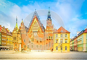 Town hall of Wroclaw, Poland