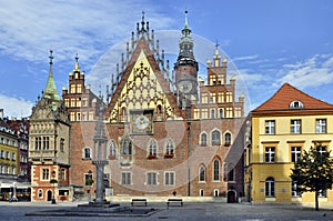 Town Hall in Wroclaw, Poland