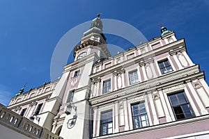 Town hall in Zamosc, Poland