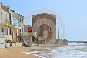 Punta Secca - Montalbano House, Beach and Watch tower. Sicily, Italy photo