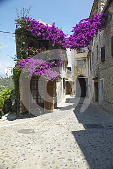 Town of Haut de Cagnes, France