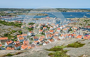 The town of Hunnebostrand, Sweden