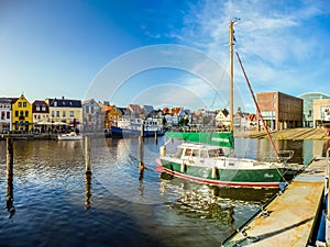 Town of Husum, Nordfriesland, Schleswig-Holstein, Germany photo