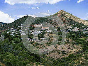 Town of Jerome, Arizona in southwest USA