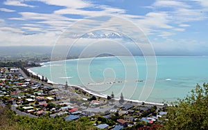 The Town of Kaikoura, South Island New Zealand. photo