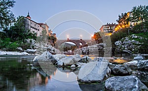 Town Kanal ob soci, Slovenia