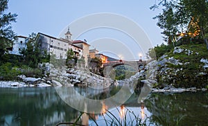 Town Kanal ob soci, Slovenia