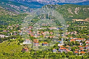 Town of Knin and Dinara mountain
