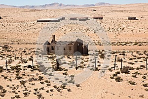 town Kolmanskop in Namibia