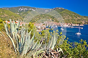 Town of Komiza on Vis island