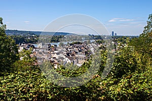 Town Konigswinter and city Bonn