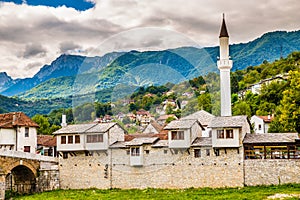 Town Of Konjic In Bosnia and Herzegovina In Europe