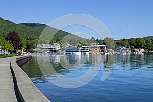 The town of Lake George New York