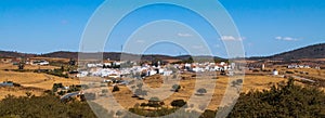 El Granado, a small town of whitewashed houses in the southwest of Spain. photo