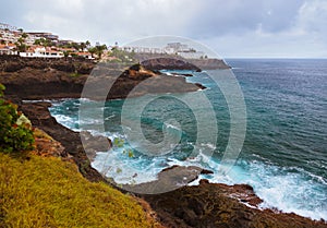 Town Los Gigantes at Tenerife island - Canary