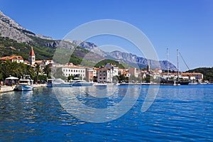 Town Makarska in Croatia