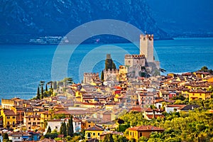 Town of Malcesine on Lago di Garda