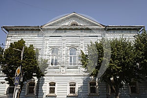Town mansion of 19 century where the writer Grigori Machtet lived in Zaraysk, Russia.