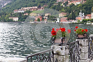 The town of Menaggio, Lake Como, Italy