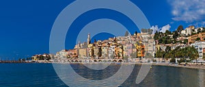 Town Menton in France