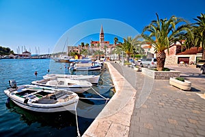 Town of Milna on Brac island waterfront photo