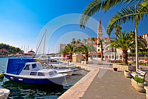 Town of Milna waterfront and marina view photo