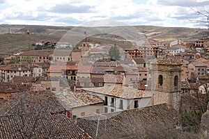 Town of Molina de Aragon in Spain