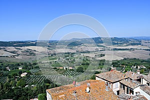 The town of Montepulciano, Italy.