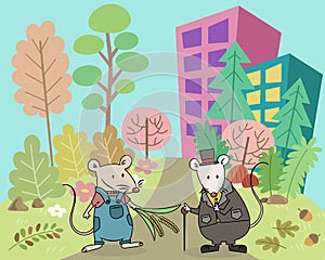 The Town Mouse and the Country Mouse