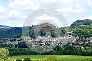 The town of Murat at the foot of the Bonnevie rock photo