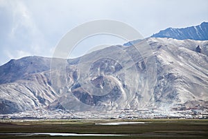 Town of Murghab, in Tajikistan