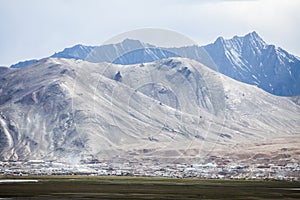 Town of Murghab, in Tajikistan