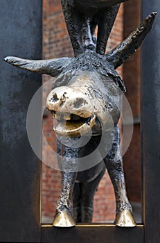 The Town Musicians of Bremen Sculpture in Riga