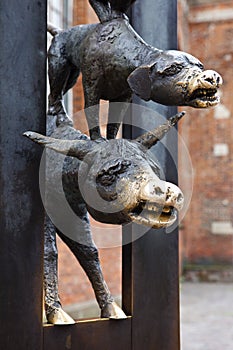 The Town Musicians of Bremen Sculpture in Riga
