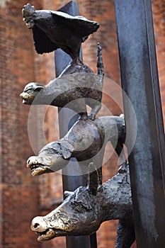 The Town Musicians of Bremen Sculpture in Riga